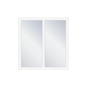 2-flügeliges Fenster – PVC